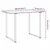 Vidaxl Vrtna miza Rjava 100 x 55 x 70 cm les