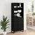 Highboard s ladicama 2 pcs Crni hrast Konstruirano drvo