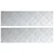 Stepenica Pravokutni 2 pcs Srebrno 70 x 20 cm Aluminij