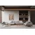 Atelier del Sofa Ugaona garnitura Eti 98x78x170cm Siva