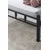Hanah Home Francuski ležaj K90, 120x95x200 cm, Crni