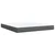 Vidaxl Box spring postelja z vzmetnico temno siva 180x200 cm blago