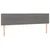 Vidaxl Box spring postelja z vzmetnico temno siva 200x200 cm blago