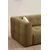 Atelier del Sofa Ugaona garnitura Cady 100x72x300cm Kaki