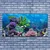tulup.si Slika na steklu Aquarium fish pod vode 140x70 cm 4 obešalnika