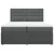Vidaxl Box spring postelja z vzmetnico temno siva 200x200 cm blago