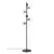 Aberto Design Podna lampa Fazli-10515, 35 x 22 x 163 cm, 6 x E14, Crna