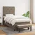 Vidaxl Box spring postelja z vzmetnico taupe 90x190 cm blago