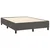 shumee Box spring postelja z vzmetnico LED temno siva 140x200 cm žamet