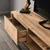 Hanah home TV Komoda Belinda 140 Crno-Hrast