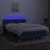 Vidaxl Box spring postelja z vzmetnico LED modra 140x200 cm blago