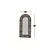 Hanah Home Podno ogledalo Latice, 90 x 180 cm, Crno