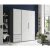 Modern Living omara S Klasičnimi Vrati Lyss, Bela, Grafit, 155 Cm