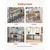 VEVOR Bar miza 1397x381x991 cm rjava
