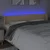 LED uzglavlje krem 163x16x78/88 cm od tkanine