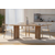 Hanah Home Trpezarijski sto Sabella, 200x75x90 cm, Boja hrasta
