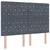 vidaXL Postelja boxspring z vzmetnico Temno siva 140 x 190 cm Žamet