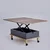 Hanah Home Sto za dnevnu sobu Helsinki 90x40x60 cm, Antracit