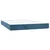 Vidaxl Box spring postelja z vzmetnico temno modra 140x200 cm žamet