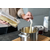Food container insert with measuring spoon, plastic, size M, Cube -