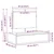 Vidaxl Toaletna mizica Rjava 83 x 40 x 70 cm Konstruiran les