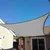 ModernHome Solarno kvadratno jedro za hlad 4x4m, Sivo