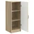 Kreveta Hrast sonoma 33 x 34,5 x 87 cm Konstruirano drvo
