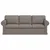 Sofa Sivo-smeđa 215 x 82 x 80 cm tkanina