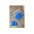 Kubala Lopatica Silicone rubber spatula, blue, pack of 4