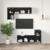 TV Kabinet za Zid Zidne Crni hrast 30,5 x 30 x 60 cm