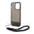 Maska Guess za iPhone 14 Pro hardcase Translucent Pearl Strap crna.