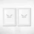 Lessentiel Maison Set ramova za slike 2BFC1006_1521, 15x21cm, 2 komada, Beli