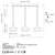 Opviq Luster Yildo-L-253-1, 146x36x122cm, IP20, Bakarno-crne boje