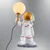 Hanah home Dečija stona lampa 3000K, Bela