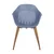 Homestar Moderen stol modre barve