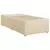 vidaXL vidaXL Box spring postelja z vzmetnico krem 90x200 cm blago, (21291745)