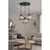 Brilagi - Luster na sajli 3xE27/60W/230V crna/dimljena siva
