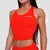GymBeam Women‘s BEAT Sports Top Tangerine