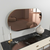 HANAH HOME Ogledalo Riors Bronze Gold