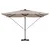 Roma Suncobran S LED lampica Sivo-smeđa 286 x 284 x 270 cm