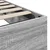Otomanski krevet s pohranom Sivi Sonoma 203 x 90 x 25 cm