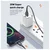 Data kabl LDNIO LS851 25W Fast iPhone lightning sivi 1m