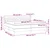 vidaXL Box spring postelja z vzmetnico temno rjav 200x200 cm blago
