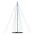 LED božićno drvce 1534 LED diode plave 500 cm