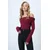 Trend Alacati Stili Ženska bluza Alc-X14557, Bordo