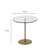 Hanah home Klub sto Chill 50x50x50cm Zlatni