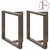 Noge za blagovaonski stol T-oblika 2 kom Crne 90x35x(72-73) cm Čelik