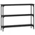 Konzolni stol crni 100 x 22,5 x 75 cm od konstruiranog drva