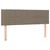 Vidaxl Box spring postelja z vzmetnico taupe 140x200 cm blago