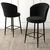 Hanah Home Set 6 barskih stolica Alte Crni